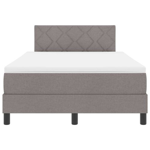 Łóżko kontynentalne z materacem Ciemnoszary 120 x 200 cm na Arena.pl