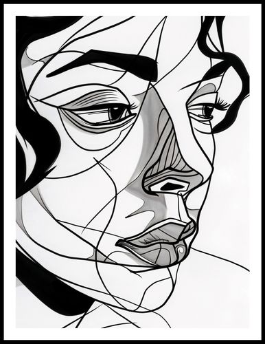 Plakat 60x80cm Portret Kobiecy na Arena.pl