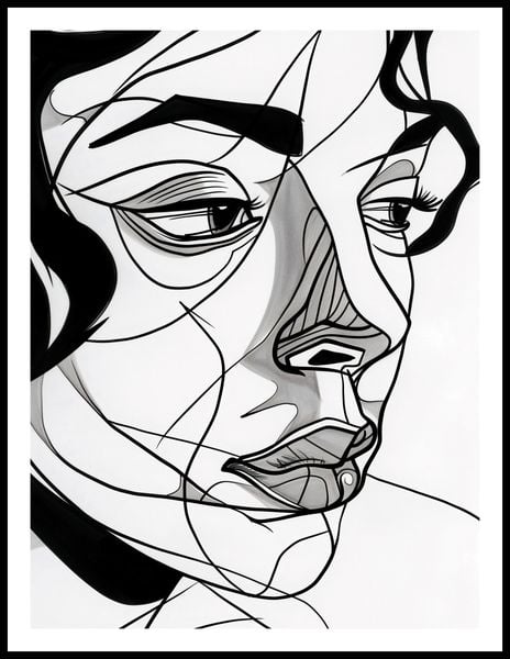 Plakat 60x80cm Portret Kobiecy zdjęcie 3