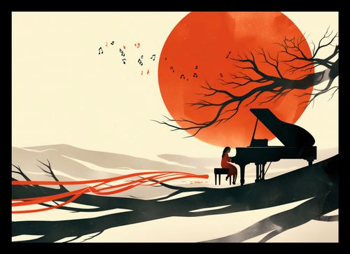Plakat 29,7x21cm Pianistka na Arena.pl