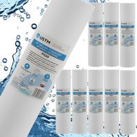 FILTR DO WODY WKŁAD PIANKOWY 10" FILTRACJA 10 MIKRON PS10M 9 SZTUK USTM