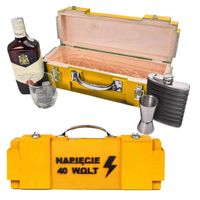 PREZENT DLA ELEKTRYKA MAJSTRA: Masywna Skrzynka na Alkohol z Akcesoriami