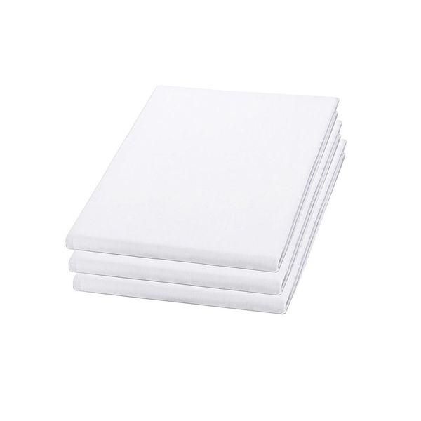 Prześcieradło hotelowe białe GŁADKIE/140x260 zdjęcie 3