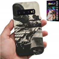 ETUI DO SAMSUNG GALAXY S10 PLUS - CZOŁG POJAZDY WOJSKOWE MILITARIA + FOLIA
