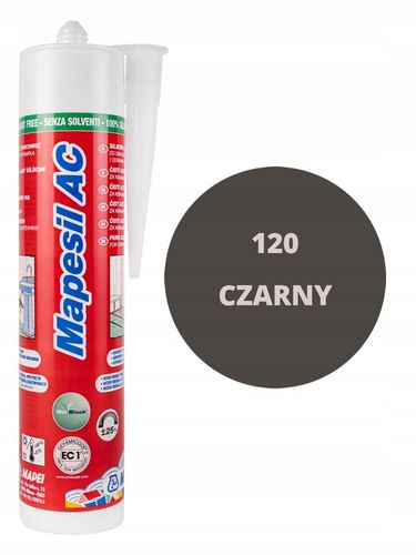 SILIKON MAPEI MAPESIL AC 310ml 120 czarny na Arena.pl
