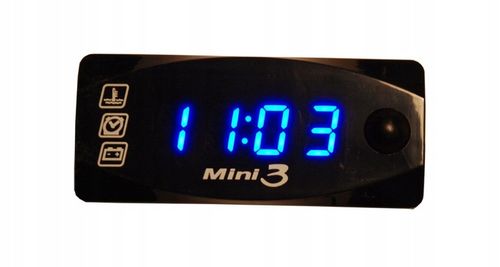 CYFROWY TERMOMETR SAMOCHODOWY ZEGAR DC 12V na Arena.pl