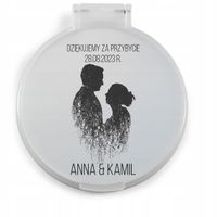 LUSTERKO personalizowane podziękowania dla gości WESELE ŚLUB NADRUK