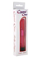 crystal ladyfinger vibrator pink