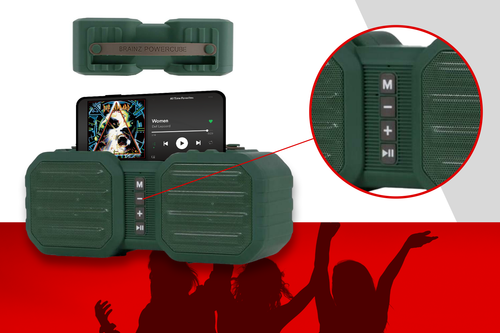 głośnik bezprzewodowy bluetooth bass charge + słuchawki bezprzewodowe białe na Arena.pl