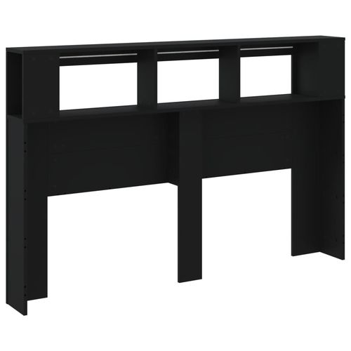 Wezgłowie łóżka z LED, czarne, 160x18,5x103,5 cm na Arena.pl