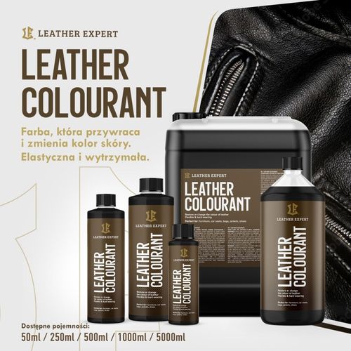 leather expert colourant - dark brown farba do skóry naturalnej na Arena.pl