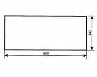 szyba tylna dolna do ciągnika Lamborghini grand Prix, Same Antares