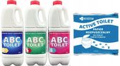 PŁYN DO TOALET TURYSTYCZNYCH 3X2L ABC + PAPIER ECO