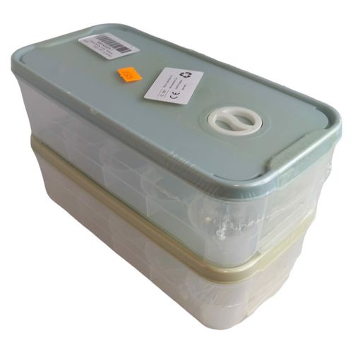 Pojemnik plastikowy na jajka z pokrywką 2szt na Arena.pl