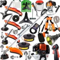 KOSA SPALINOWA 5.2 KM DEMON RQ580 PODKASZARKA ZESTAW XXL MOCNA WYDAJNA