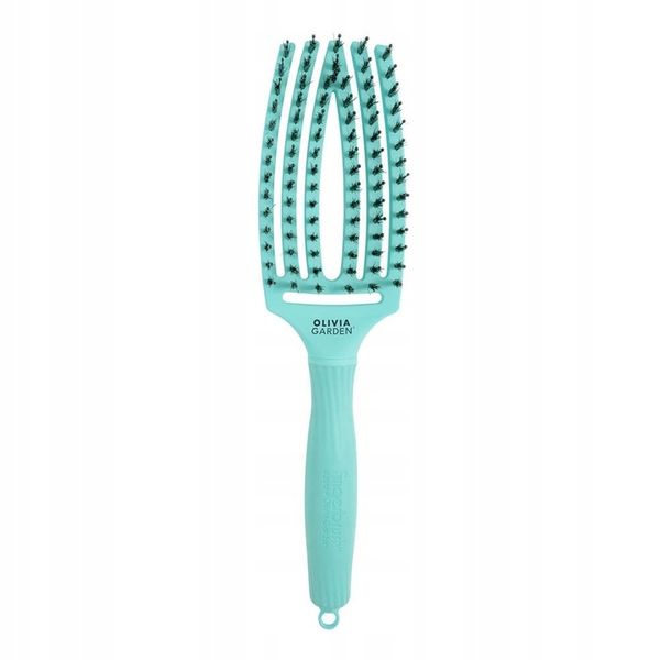Olivia Garden Szczotka Finger Brush Medium Mint zdjęcie 1