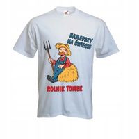 KOSZULKA T-SHIRT najlepszy ROLNIK z imieniem