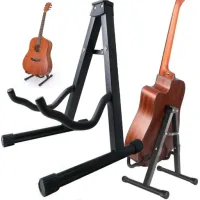 Statyw uniwersalny stojak na każdą gitarę TYP A Składany Uchwyt Piankowy