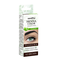 VENITA Pudrowa Henna do brwi - 4.0 Brown (Brązowa)