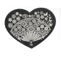 Blaszka do stempelków Serduszko 18