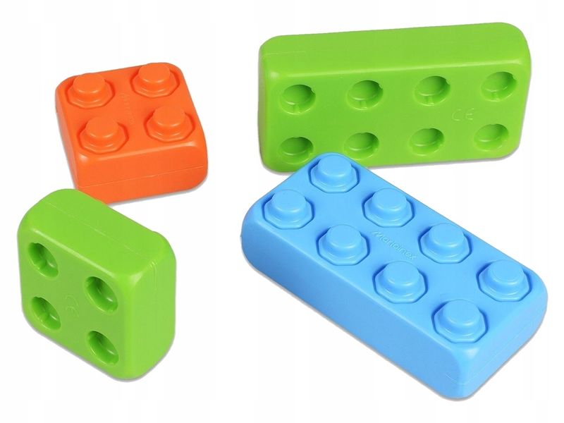 MARIOINEX Klocki budowlane Cegły Junior 110 el zdjęcie 8
