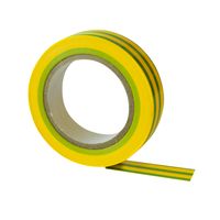 TAŚMA IZOLACYJNA 15MM*10M  ŻÓŁTO-ZIELONA - E-660-1504