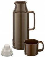 NIEMIECKI termos ROTPUNKT 80 1,0 L SZKLANY WKŁAD TERMICZNY+KUBEK