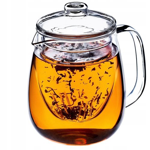 DZBANEK SZKLANY DO HERBATY 600ml WKŁAD Z ZAPARZACZEM ZAPARZACZ ZIÓŁ na Arena.pl