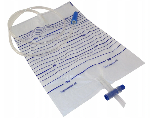 Worek do zbiórki moczu z zawprem 2 litry na Arena.pl