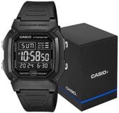 zegarek męski casio w-800h-1bves + box