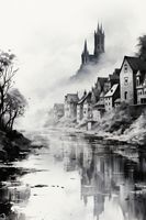 Plakat 30x45cm Mglisty Refleks