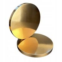 Podkład pod tort STYRODUR ZŁOTY 40 cm TWARDY ZŁOTY BOK Gruby CakeDecor