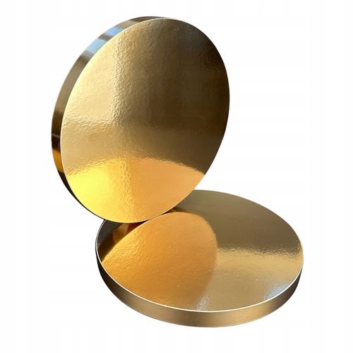 Podkład pod tort STYRODUR ZŁOTY 40 cm TWARDY ZŁOTY BOK Gruby CakeDecor na Arena.pl