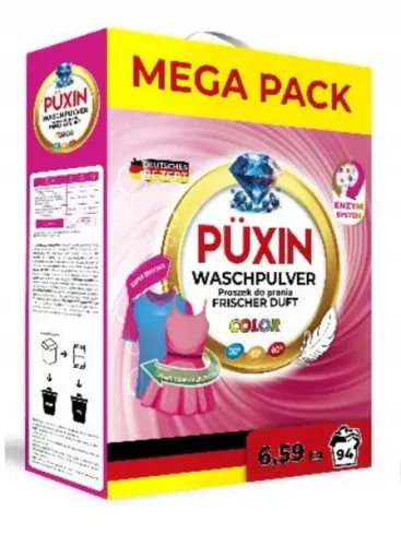 Proszek Do Pranie Do Koloru PUXIN Color Mega Pack 6,59 kg 94 Prań Niemiecki na Arena.pl