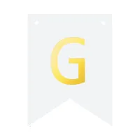 Baner DIY 16 cm - literka G