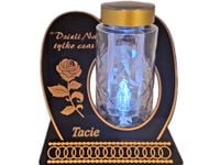 TATA TACIE SOLAR SOLARNY ZNICZ LAMPION NA GRÓB SKOS  DZIELI ZŁOTO