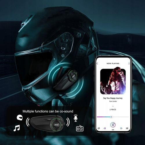 INTERKOM MOTOCYKLOWY EJEAS Q8 DO 6 KIEROWCÓW JEDNOCZEŚNIE RADIO FM BT 5.1 na Arena.pl