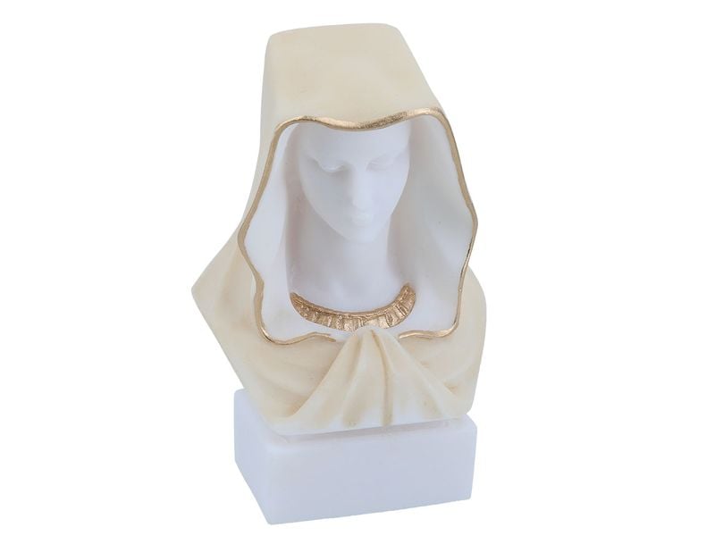 Popiersie Marii -alabaster grecki zdjęcie 1