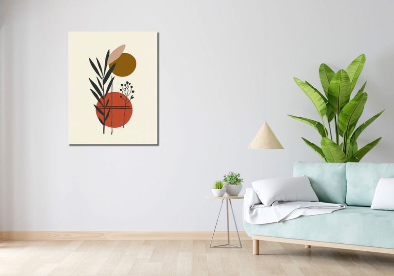 Obraz 70x90cm Kontrast w Botanice zdjęcie 2