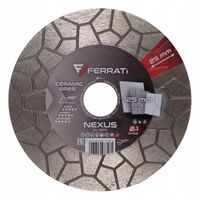 2X Tarcza diamentowa tnąca i szlifująca 1A1R 125mm 22,23mm NEXUS FERRATi