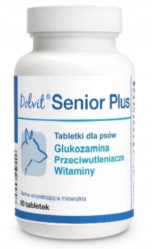 Dolvit Senior Plus dla starszych psów Dolfos 90tab na Arena.pl