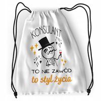 Plecak Sportowy Szkolny Konsultanta Worek Torba Z Nadrukiem Ze Zdjęciem