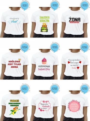 Koszulka z napisem CUTE BUT PSYCHO hit na Arena.pl