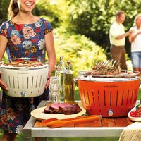 GRILL WĘGLOWY BEZDYMNY LOTUSGRILL PRZENOŚNY OGRODOWY STANDARD PLUS TORBA