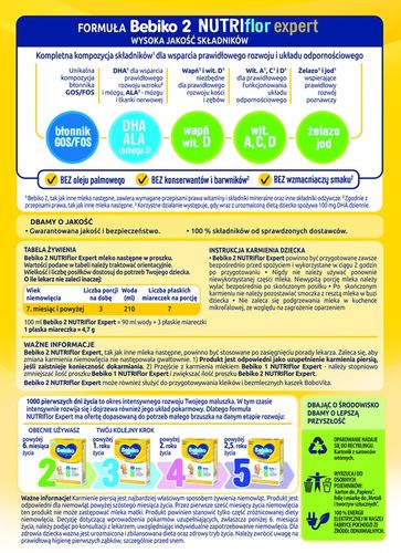 Bebiko 2 NUTRIflor Expert 600g na Arena.pl