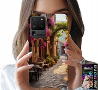 ETUI DO SAMSUNG GALAXY S20 Ultra - MALOWNICZA ULICZKA Z KAWIARNIĄ + FOLIA