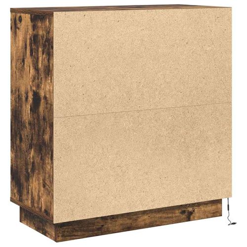 Bufet Dąb wędzony 71 x 34.5 x 75 cm Materiał drewnopochodny na Arena.pl