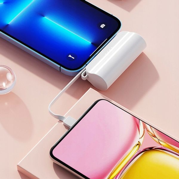 MAŁY POWERBANK 5000 mAh KIESZONKOWY IPHONE/TYP-C zdjęcie 5