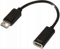 Konwerter DisplayPort do HDMI LINDY czarny