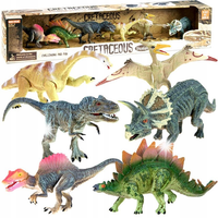 Zestaw dinozaurów DINOZAURY malowane 6szt 5905258513287